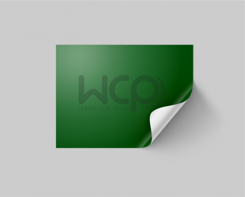 Adesivo com laminação 